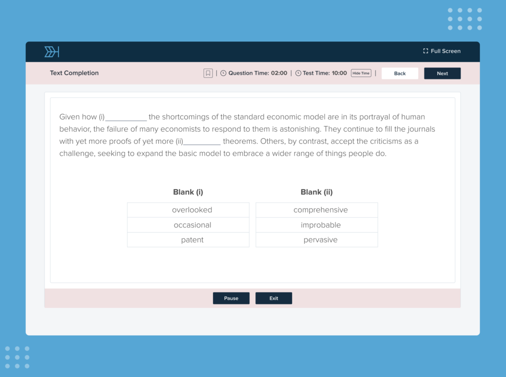 The Format of the GRE General Test | TTP GRE Blog