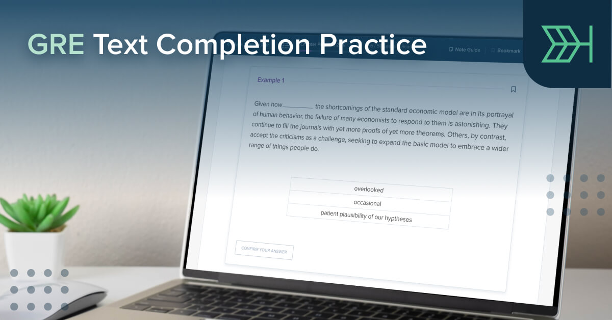 GRE Text Completion Practice | TTP GRE Blog