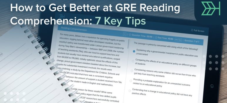 GRE Reading Comprehension Tips