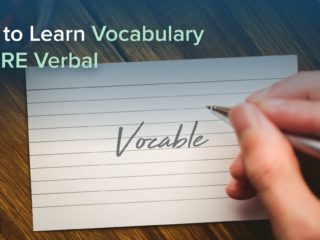 How to Learn Vocabulary for GRE